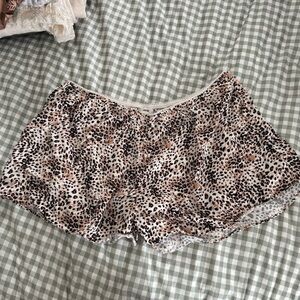 Aerie off duty satin flirty boxer